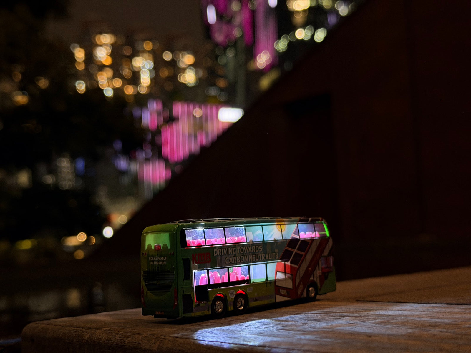 Tiny City Die-cast Model Car - KMB ADL E500 MMC 12m Solar-Powered Bus (215X)