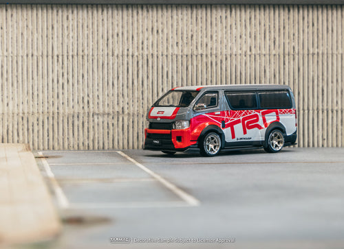 Load image into Gallery viewer, Tarmac Works 1/64 Toyota Hiace Widebody Diecast Model Car
