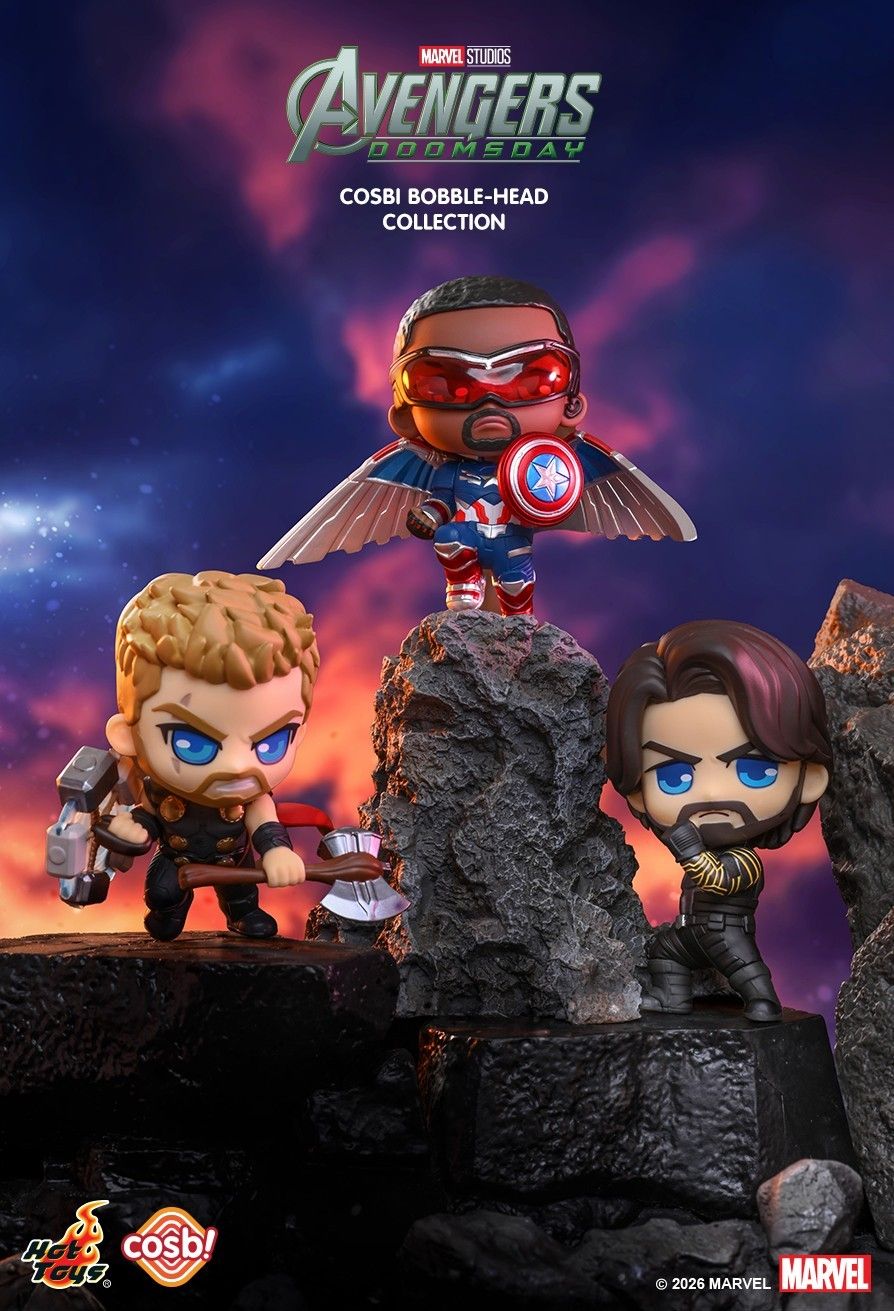 Hot Toys Marvel Avengers Doomsday Cosbi Bobble-Head Collection (Full set of 8)