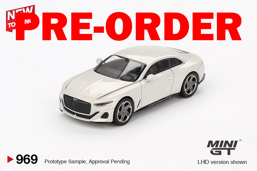 (Pre-order) Mini GT #969 Bentley Batur Bonneville Pearl Diecast Model Car