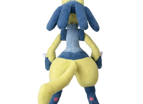Load image into Gallery viewer, Takara Tomy Pokemon Pocket Monster Soft Plush Toy Yellow Lucario
