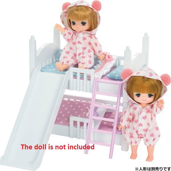 Takara Tomy Licca Accessory LF-10 Miki & Maki Bunk Bed Licca-chan Rika