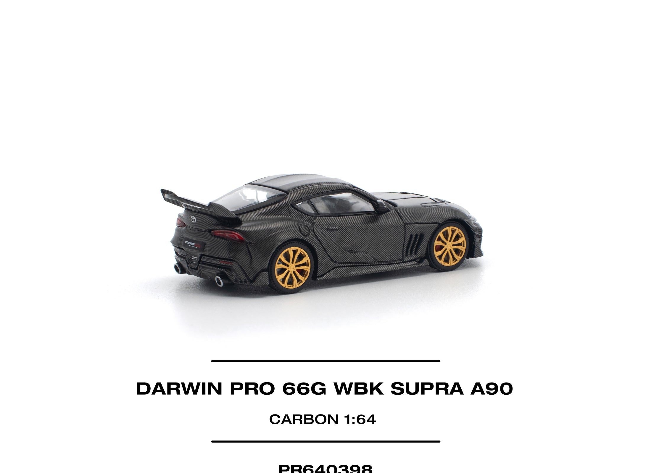 (Pre-order) POPRACE 1/64 DARWIN PRO 66G WBK SUPRA A90 CARBON EDITION Model Car