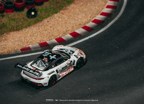 Load image into Gallery viewer, (Pre-order)Tarmac Works 1/64 Porsche 911 GT3 R Suzuka 1000km 2025 Phantom Global
