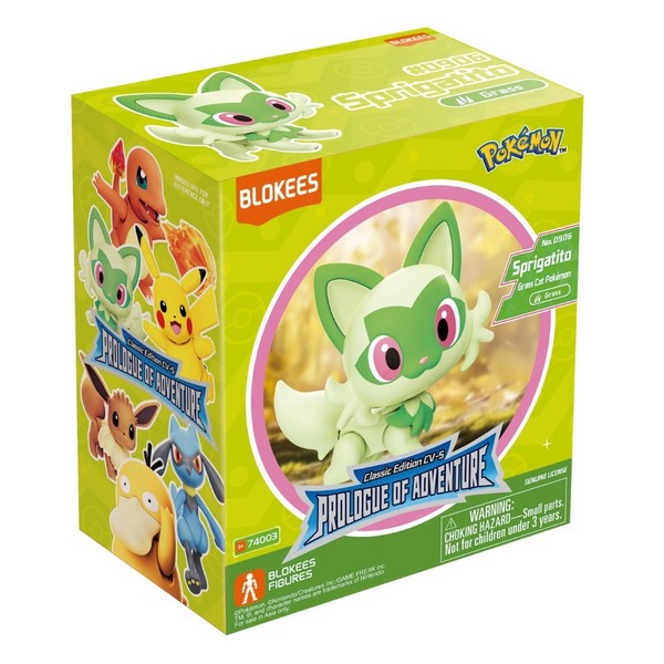 Blokees Pokemon Classic Edition CV-S Sprigatito Prologue of Adventure