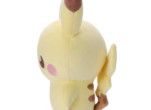 Load image into Gallery viewer, Takara Tomy Arts Pokemon PokePiece Mocchi Mocchi Style Plush Toy Pikachu
