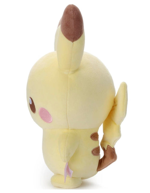 Load image into Gallery viewer, Takara Tomy Arts Pokemon PokePiece Mocchi Mocchi Style Plush Toy Pikachu
