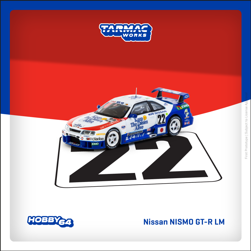 Tarmac Works 1/64 Nissan NISMO GT-R LM 24h of Le Mans 1995 Model