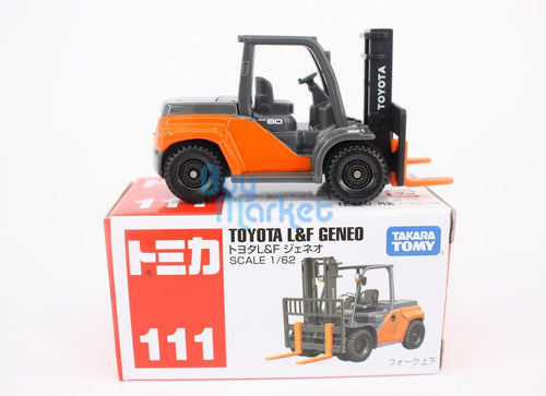 Load image into Gallery viewer, Takara Tomy Tomica #111 Toyota L and F Geneo Stacker 1/62 Diecast Toy Car
