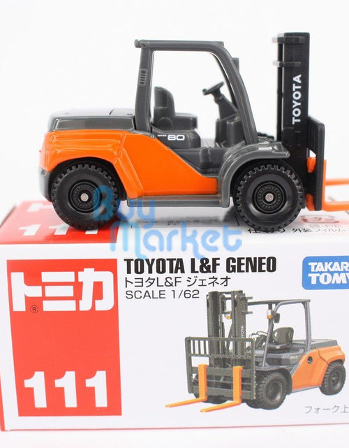 Load image into Gallery viewer, Takara Tomy Tomica #111 Toyota L and F Geneo Stacker 1/62 Diecast Toy Car
