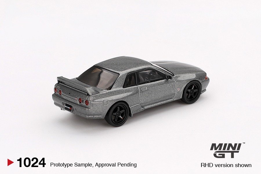 Mini GT #1024 Nissan Skyline GT-R NISMO BNR32 CRS Version Dark Gary