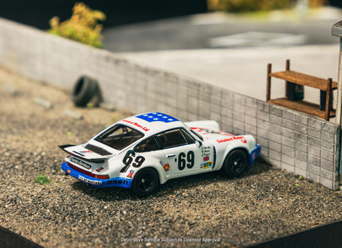 Load image into Gallery viewer, (Pre-order) Tarmac Works 1/64 Porsche 911 Carrera RSR 3.0 24h Le Mans 1975 #69
