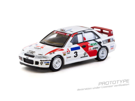 (Pre-order) Tarmac Works Mitsubishi Lancer Evolution II Hong Kong Beijing Rally