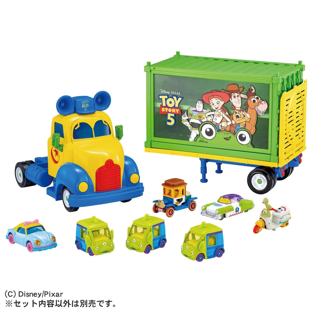 Takara Tomy Dream Tomica Disney Motors - Toy Story 5 Dream Carry (No Mini Car)
