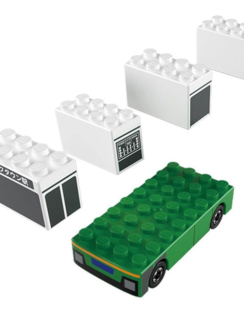 Load image into Gallery viewer, Takara Tomy Tomica Plarail Blocks Route Bus set
