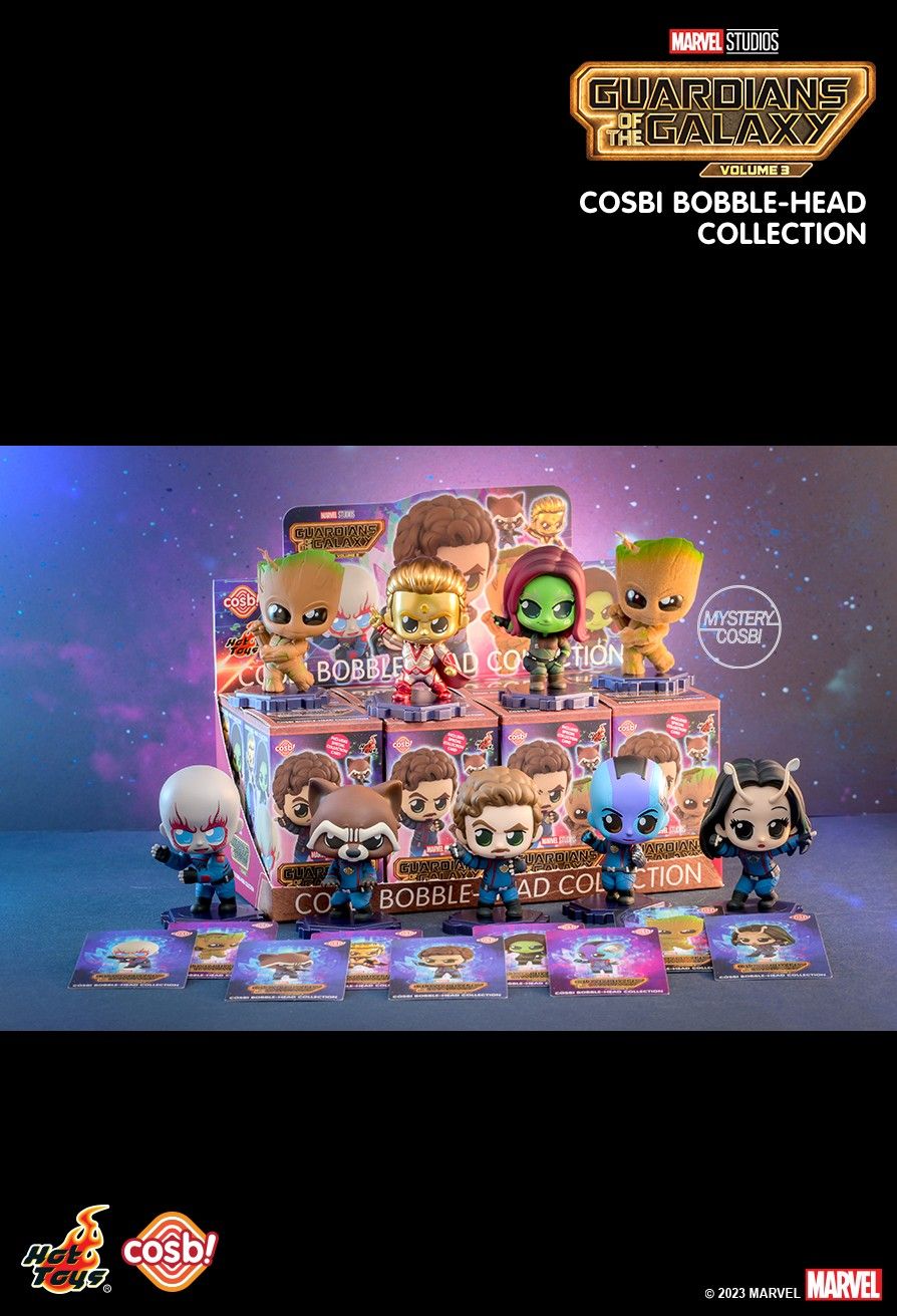 Hot Toys Marvel GUARDIANS OF THE GALAXY Vol.3 Cosbi Bobble-Head (SET of 8)