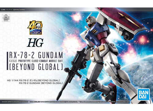 Load image into Gallery viewer, Bandai HG 1/144 RX-78-2 Gundam [Beyond Global] (Gundam Model Kits)

