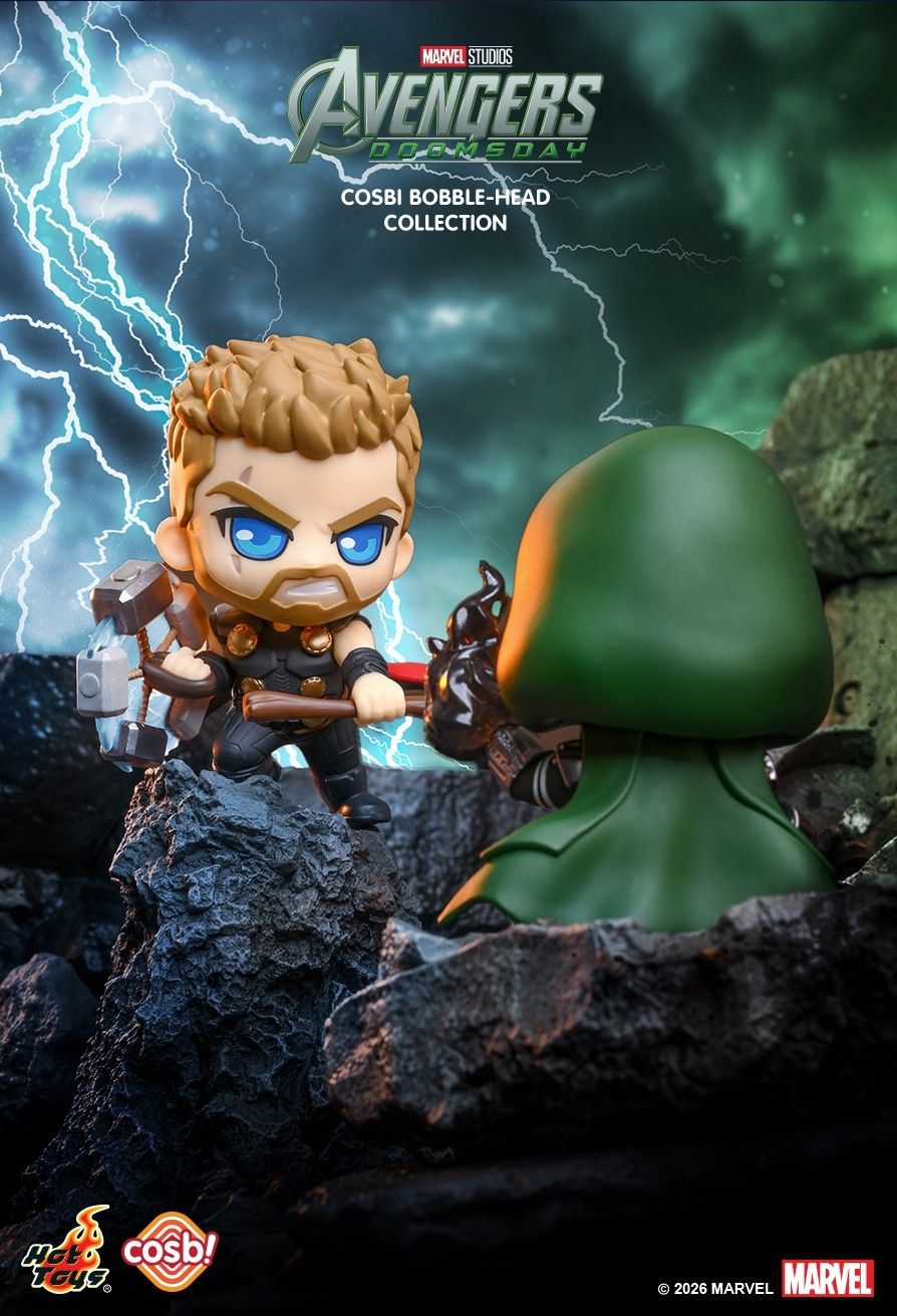 Hot Toys Marvel Avengers Doomsday Cosbi Bobble-Head Collection (Full set of 8)