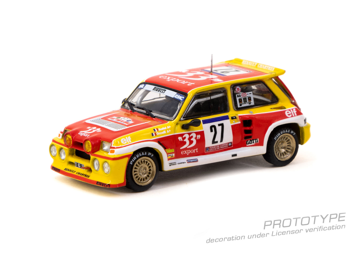 Tarmac Works Renault 5 MAXI Turbo Tour de Corse Rallye de Frane 1985