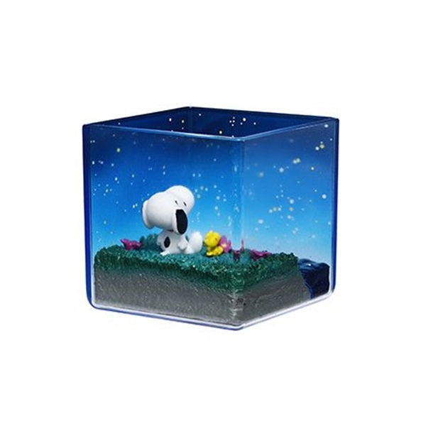 Re-Ment Snoopy & Woodstock Terrarium On Vacation Figure (Set of 6)