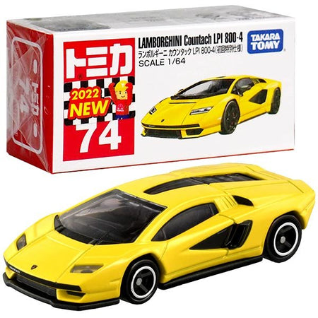 Takara Tomy Tomica Die-cast Car - 1/64 No.74 Lamborghini Countach LPI 800-4(1st)