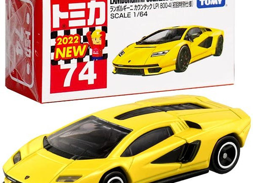 Load image into Gallery viewer, Takara Tomy Tomica Die-cast Car - 1/64 No.74 Lamborghini Countach LPI 800-4(1st)
