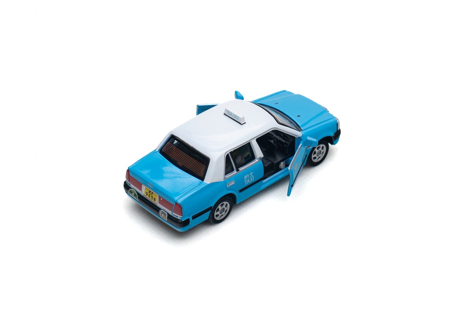 Tiny City PTV09 Die-cast Model Car 1/64 Toyota Crown Comfort Blue Taxi KF9658