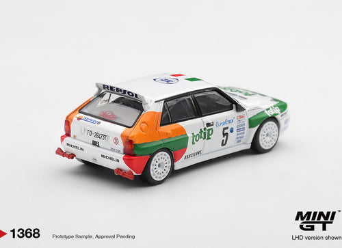 Load image into Gallery viewer, (Pre-order)Mini GT #1368 Lancia Delta HF Integrale Evoluzione #5 1993 Rallye LHD
